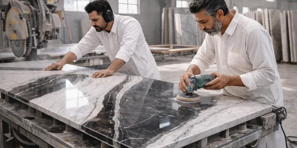 Custom Marble Cutting & Finishing