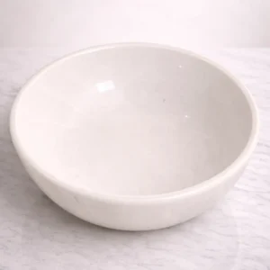 White onyx stone bowl