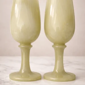 White Onyx Marble Glass